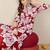 Women Floral Printed Pleated Pure Cotton Kurta with Trousers