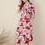 Women Floral Printed Pleated Pure Cotton Kurta with Trousers