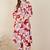 Women Floral Printed Pleated Pure Cotton Kurta with Trousers