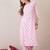 Floral Printed Round Neck Pure Cotton Straight Kurta With Trouser