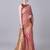 Onion pink  soft banarasi silk saree with zari weaving meenakari design
