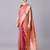 Onion pink  soft banarasi silk saree with zari weaving meenakari design