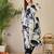 Floral Printed Pure Cotton Kurta with Trousers