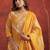Women Leheriya Printed Regular Thread Work Kurta with Trousers & With Dupatta