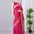 Pink  soft banarasi silk saree with zari weaving meenakari design