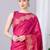 Pink  soft banarasi silk saree with zari weaving meenakari design