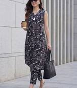 Women Printed Regular Pure Cotton Kurta with Trousers