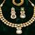 Handcrafted gold-plated kundan choker necklace set with earrings | traditional ethnic indian bridal jewelry for women