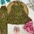 Mehendi poly rayon paisley digital printed set for girls kid