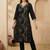 Women Floral Embroidered Regular Thread Work Kurta with Trousers