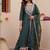 Women Ethnic Motifs Embroidered Regular Thread Work Liva Kurta with Trousers & With Dupatta
