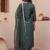 Women Ethnic Motifs Embroidered Regular Thread Work Liva Kurta with Trousers & With Dupatta