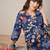 Women Floral Printed Regular Pure Cotton Kurta with Trousers