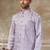  satin silk embroidery and mirror work mens modi jacket kurta pajama