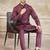  satin silk embroidery and mirror work mens modi jacket kurta pajama