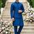  satin silk embroidery and mirror work mens modi jacket kurta pajama