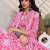Women Floral Printed Regular Pure Cotton Kurta with Trousers & With Dupatta