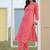 Women Leheriya Printed Regular Sequinned Kurta with Trousers