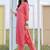 Women Leheriya Printed Regular Sequinned Kurta with Trousers