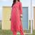 Women Leheriya Printed Regular Sequinned Kurta with Trousers