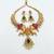 Antique gold temple jewelry set with kundan elephant motif necklace & earrings – indian bridal wedding choker