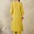 Women Pleated Kurta with Trousers
