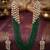 Luxury kundan green crystal statement necklace set | traditional indian wedding jewelry