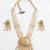 Kundan necklace set with white beads & pearls | antique gold plated bollywood bridal wedding jewelry for women