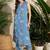 Women Floral Printed Regular Linen Kurta with Trousers