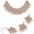 Kundan choker necklace set with earrings & maang tikka | indian bridal wedding & bollywood festival jewelry