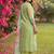 Women Floral Embroidered Regular Thread Work Kurta with Trousers & With Dupatta