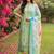 Women Floral Embroidered Regular Thread Work Kurta with Trousers & With Dupatta