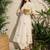 Adults-Women Woven Design Embroidered Cotton A-Line Kurta with Trousers