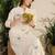 Adults-Women Woven Design Embroidered Cotton A-Line Kurta with Trousers
