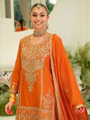 Women Ethnic Motifs Embroidered Kurta with Skirt & Dupatta 2