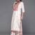 Floral Embroidered Thread Work  Cotton Kurta With Palazzos & Dupatta