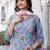 Women Floral Printed Regular Mirror Work Pure Cotton Kurta with Trousers & With Dupatta