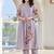 Women Floral Embroidered Thread Work Pure Cotton Kurta with Trousers