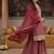 Women Ethnic Motifs Embroidered Regular Sequinned Kurta with Sharara & With Dupatta
