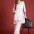 Floral Embroidered Thread Work Pure Cotton Kurta with Palazzos