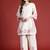 Floral Embroidered Thread Work Pure Cotton Kurta with Palazzos