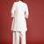 Floral Embroidered Thread Work Pure Cotton Kurta with Palazzos