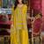 Women Ethnic Motifs Embroidered Kurta with Sharara & With Dupatta