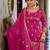 Women Ethnic Motifs Embroidered Mirror Work Kurta with Palazzos & With Dupatta