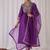 Women Ethnic Motifs Embroidered Anarkali Kurta with Trousers & Dupatta
