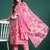 Floral Printed Pure Cotton Kurta with Trousers & With Dupatta