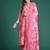 Floral Printed Pure Cotton Kurta with Trousers & With Dupatta