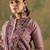 Floral Printed Thread Work Chanderi Silk Straight Kurta with Trouser & Dupatta