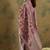 Floral Printed Thread Work Chanderi Silk Straight Kurta with Trouser & Dupatta