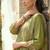 Women Floral Embroidered Regular Thread Work Liva Kurta with Trousers & With Dupatta